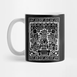 Aztec Beer Hops Dragon Tattoo for dark Mug